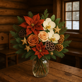 Lotos gefärbt Durchmesser 6-8 cm 6 Stck schwarz