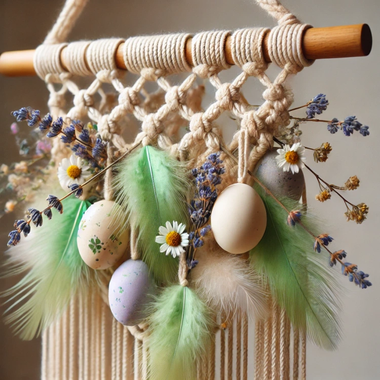 Feathers ca. 200 pcs - green/cream