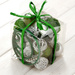 Arrangement of dried fruits 10/10 cm - silver/green