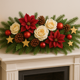 Lotos gefärbt Durchmesser 6-8 cm 6 Stck schwarz