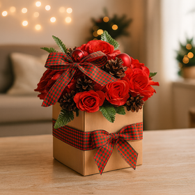 Spring arrangement Sunny bouquet about 30-40 cm