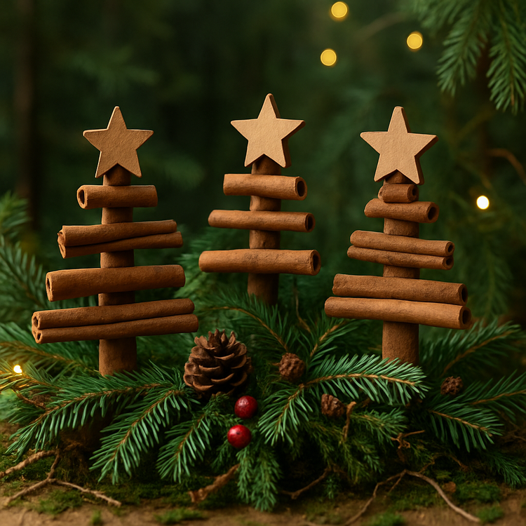 Weihnachtsschmuck, 12/16 cm Juteseil Weihnachtsbaum