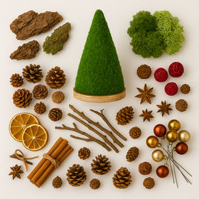 Hanger of bark, 16 cm