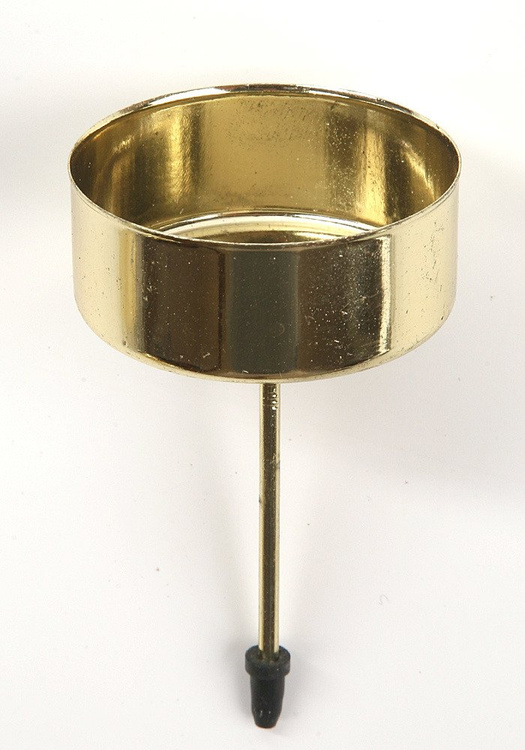 Kerzenhalter Durchmesser 4 cm Gold 4 Stück / Pack