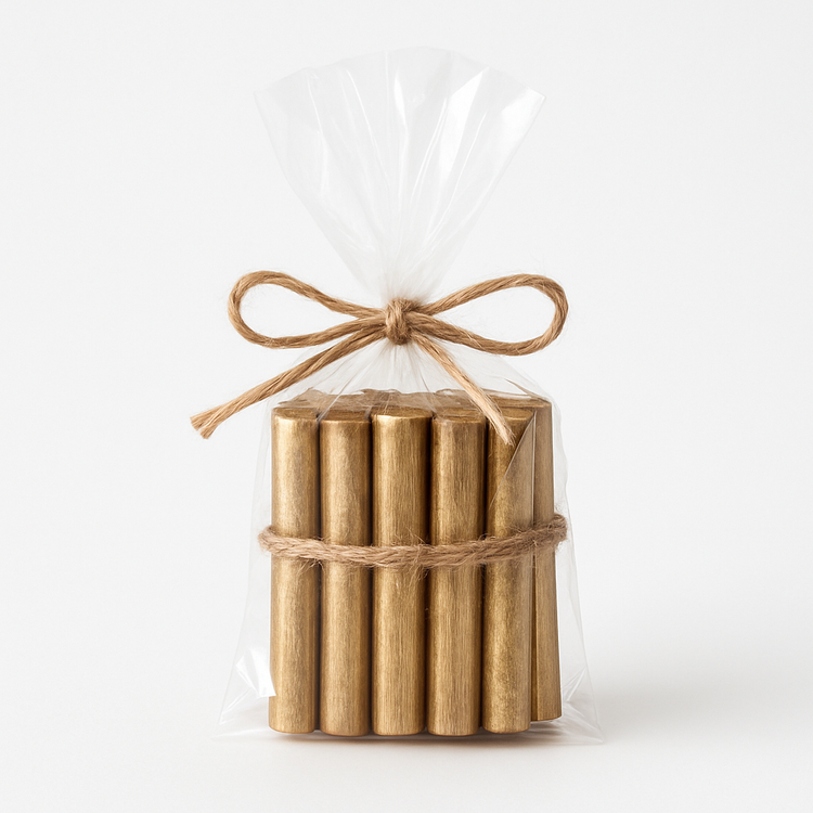 Goldenes Holz, L 10-12 cm, 6 Stücke