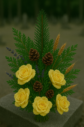 Wreath 35-40 cm purpkle