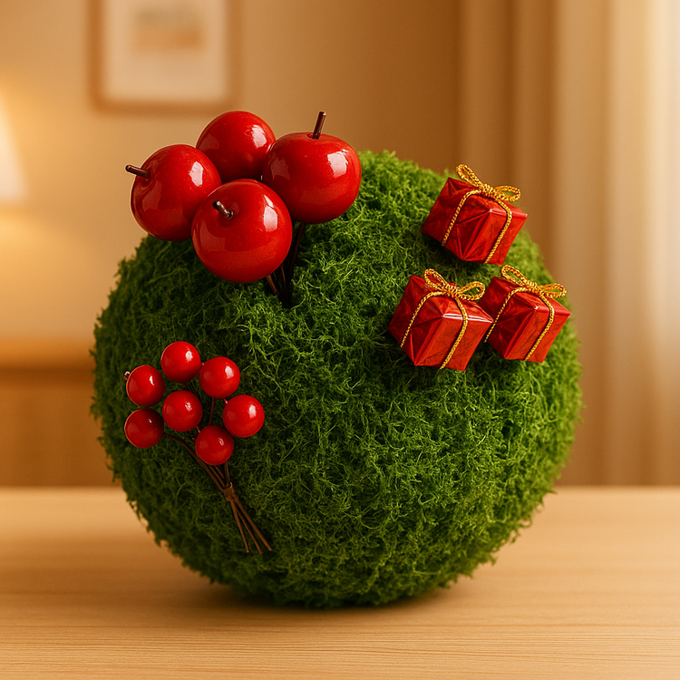 Geschenke am Drähtchen 6 Stck - rot