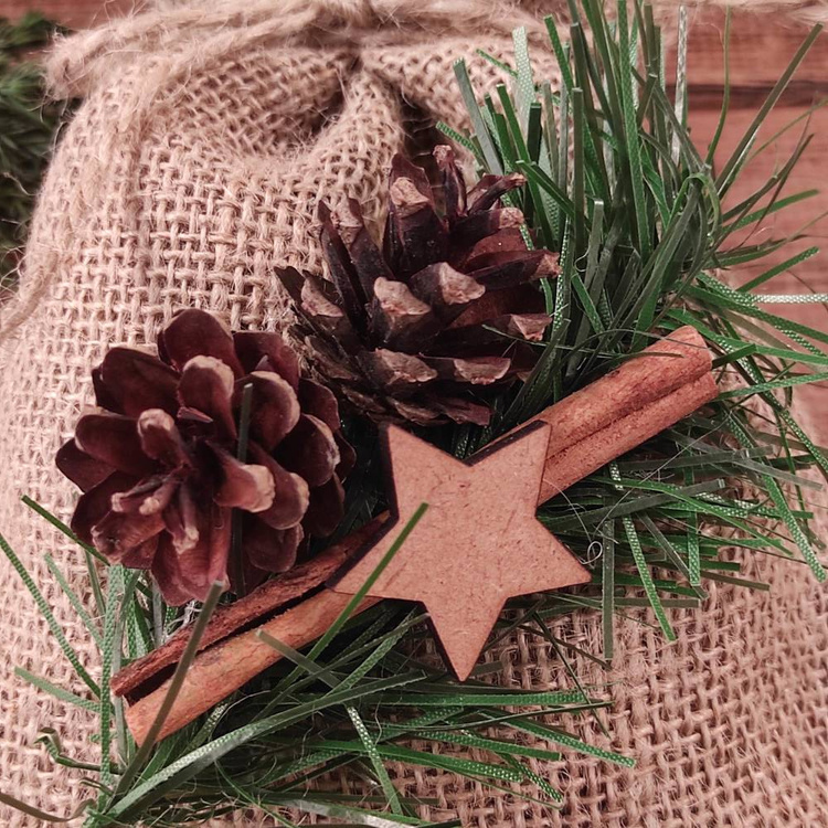 Winter Potpourri mit Zimt, Tannenzapfen, Anis