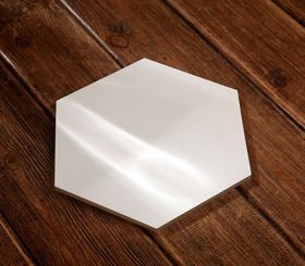 Holzsockel 21.5/25 cm sechseckig für Komposition