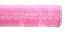 Organza, trimmed 40 cm, length 9 rm (light pink)