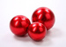 Red ceramic ball, 8cm
