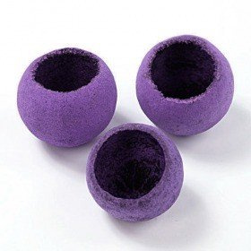 kleine, lila Bell Cups, 12 Stücke
