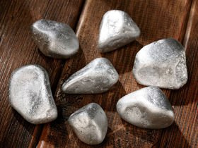 Bunte Steine 200 g - SIVER