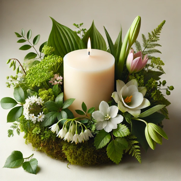 Nature spring arrangement approx 100/200 mm 