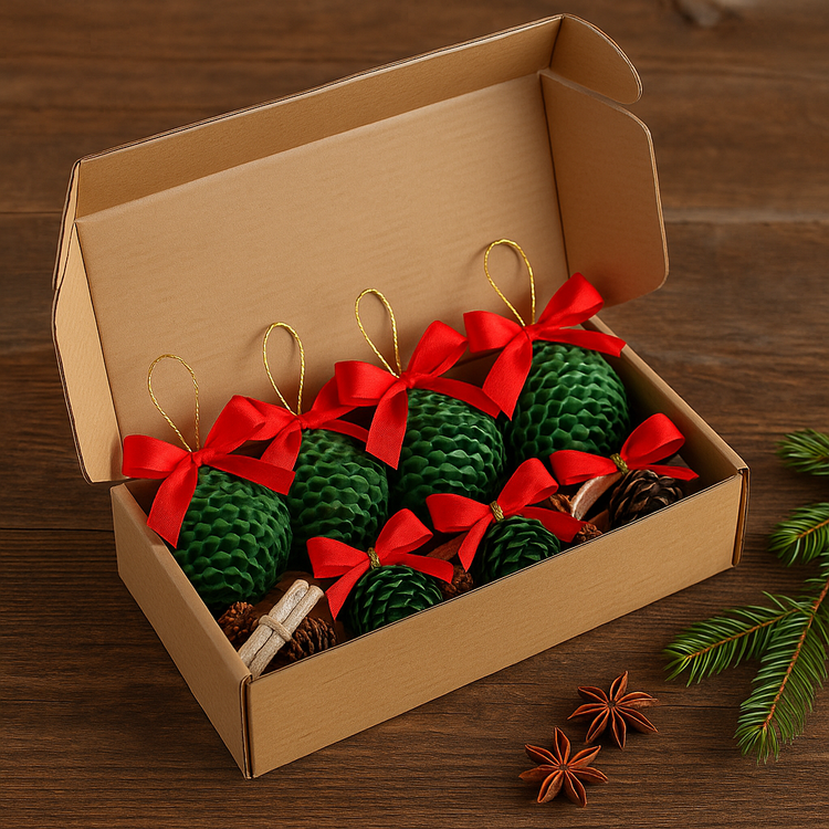 Hedgehog balls, 6-7 cm, green