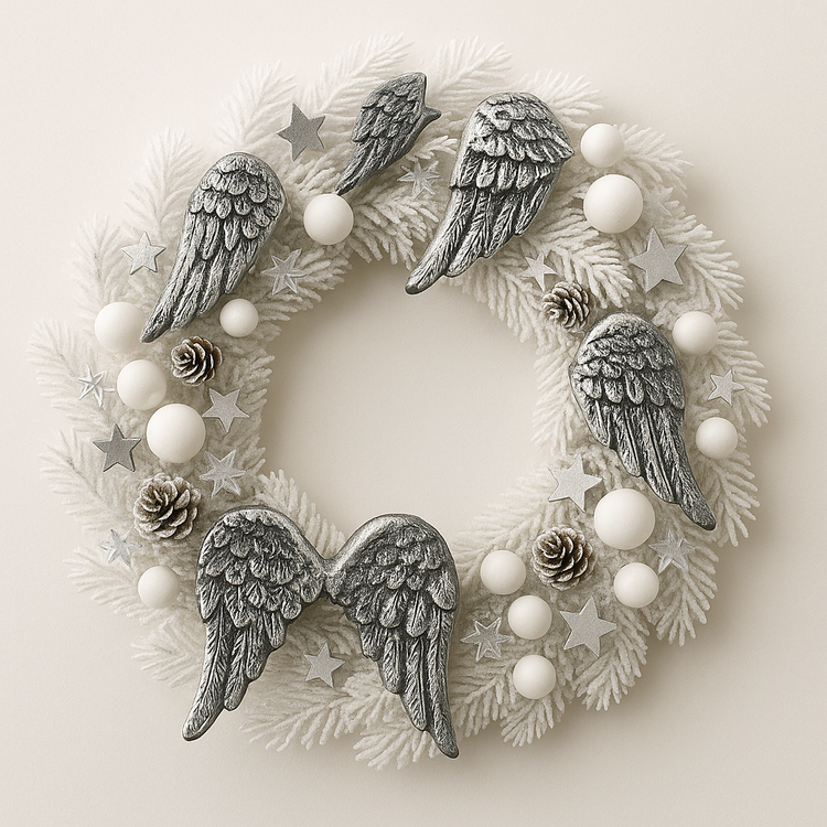 Self-adhesive antique feathers gold 4 cm 6 pcs/pkg