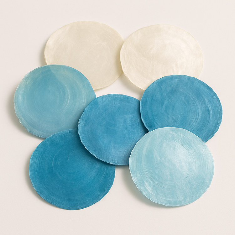 Shells (mother of pearl) 7-11 cm ca. 12 pcs. 0.1 kg