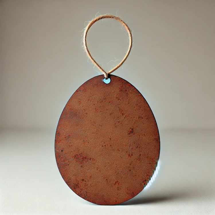 Wooden Easter eggs wz. 2. Christmas spring pendants 80 mm / 4 pcs.