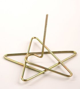 Styrofoam stand 8 cm gold