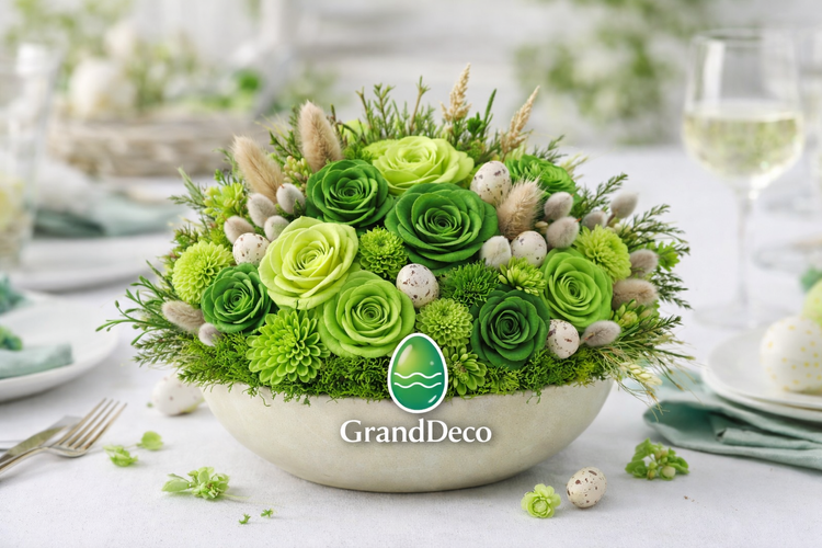 Dried flowers  SOLA, 2-3 cm, 60 pcs/pkg dark green