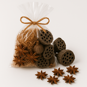 Decorative anise, 12 stars