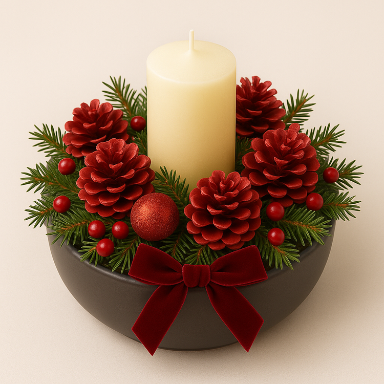 Christmas candle 