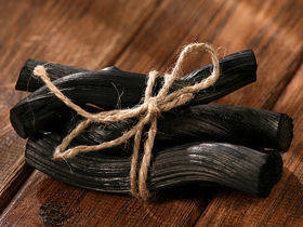 Black wood, L 10-12 cm, 6 pcs