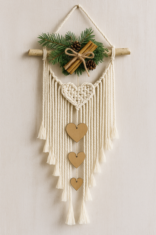 Wooden sticks, white, 6 pieces, 30 cm