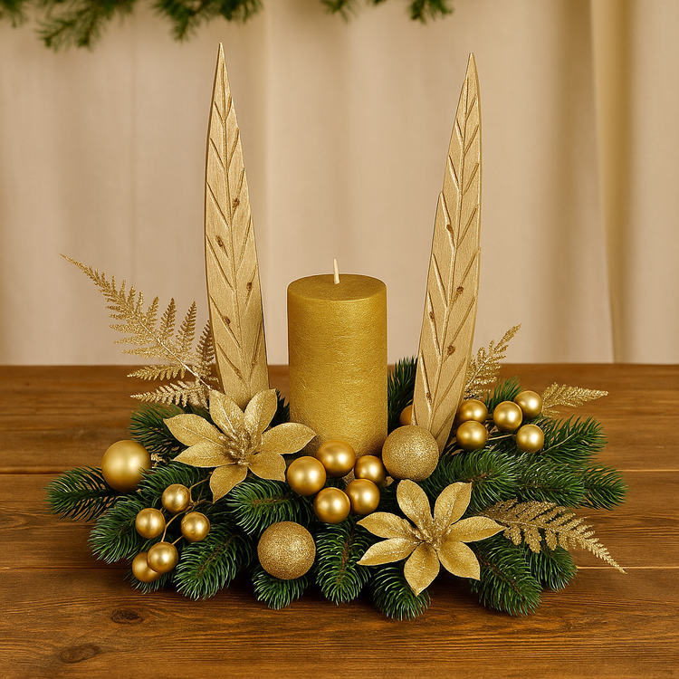 Rambuttan 35 cm 3 pcs. gold