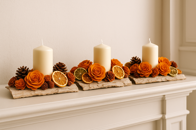 Hanger of bark, 16 cm