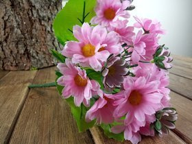Bouquet of pink camomile - 24 cm