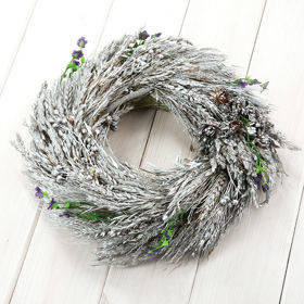 Rustic wreath of grass 30-35 cm