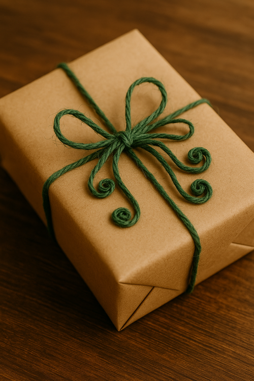 Green cotton string 100g approx. 40 m