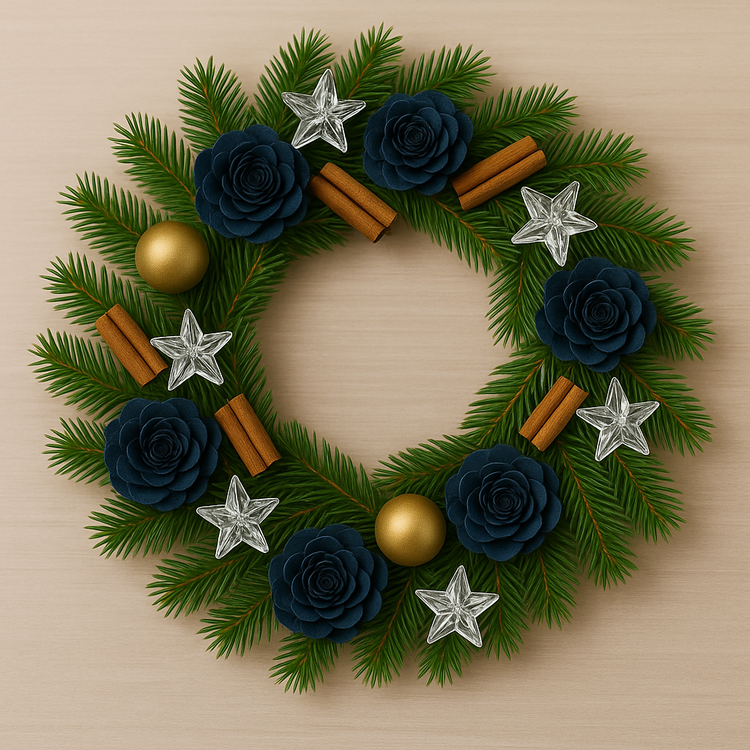 Acrylic stars, Christmas decoration 50g