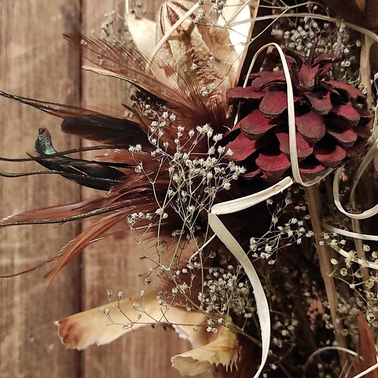 Strauß getrockneter Pflanzen 40-50 cm 