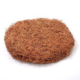 Matte aus Curly Moos ca. 30 cm Natur