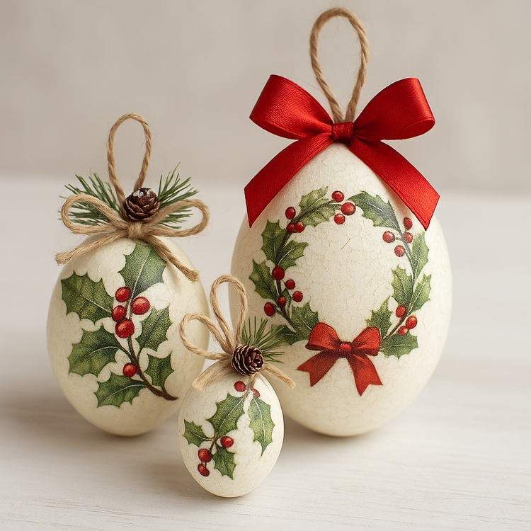 Egg of styrofoam, 6 cm, 6 pcs/pkg