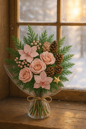 Lotus dyed diameter 6-8 cm 6 pcs/pkg black