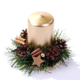 Blumenkasten mit Schwamm für trockene und künstliche Pflanzen 10/10 cm, Öko-Muster