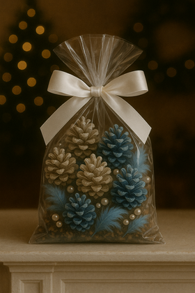 Natürliches Nest, reich ausgestattet, 10-12 cm