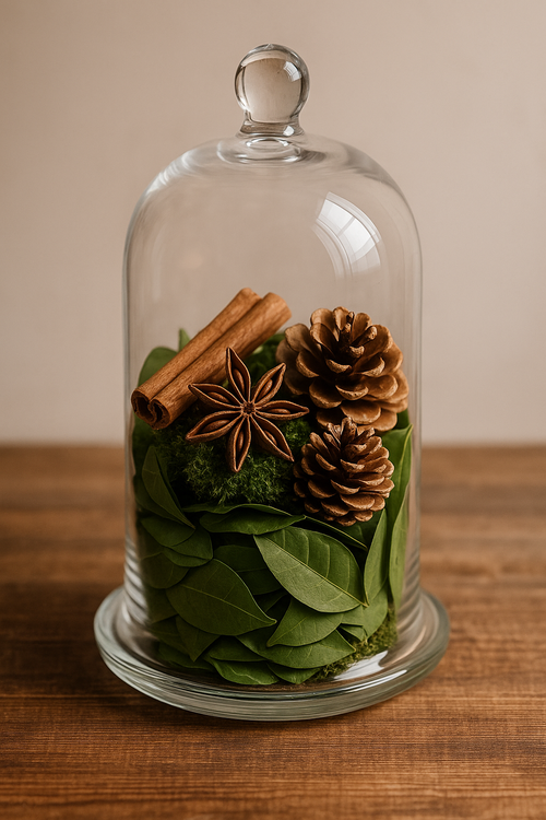 Gefärbte Blätter, 30 g, ca. 850 Stck - dunkelgrün 0,5 l