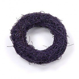 Wianek faszynowy  fiolet  17  cm