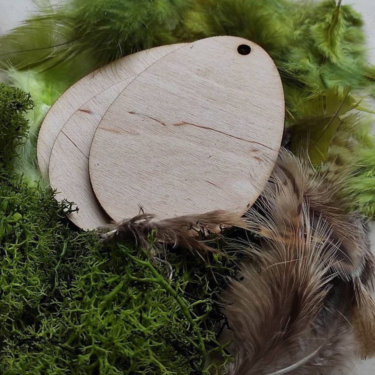 Eggs, hangers, Easter eggs to decorate 85mm, pack of 8 