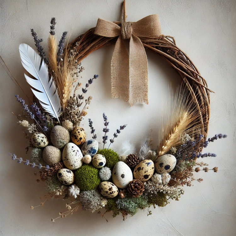 Quail blown eggs 6pcs/pkg