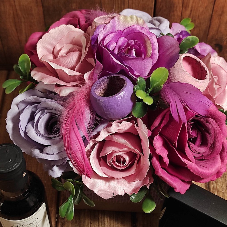 Spring arrangement Sunny bouquet about 30-40 cm 