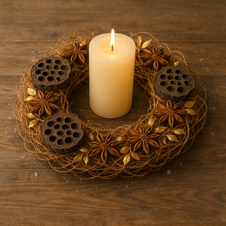 Decorative anise, 12 stars