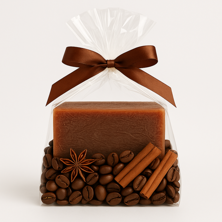 Potpourri Set mit Kerze - Kaffee