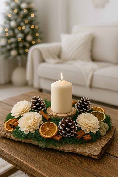 Hanger of bark, 16 cm