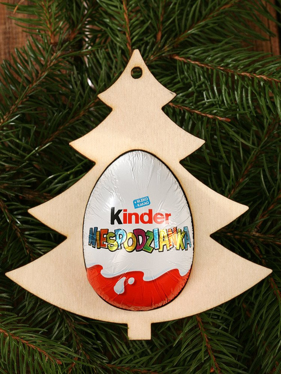 Ozdoba świąteczna drewniana Zawieszka choinkowa  świąteczna 11/12 cm