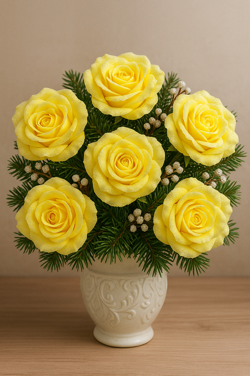 Product Rose 12 / SET YELLOW